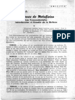 María Leonor Lorenzo Imas (1943) Nociones de Metafísica - Los Trascendentales