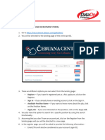 User Manual - Cebuana Central Recruitment Portal