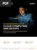 Cloud Computing & DevOps (Advanced Certification)