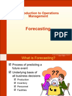 Forecasting