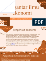 Pengantar Ilmu Ekonomi