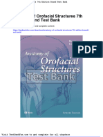 Dwnload Full Anatomy of Orofacial Structures 7th Edition Brand Test Bank PDF