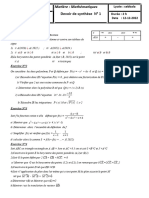 Devoir Synthese 1 2 SC 2022 2023