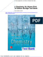 Dwnload Full Introductory Chemistry An Atoms First Approach 1st Edition Burdge Test Bank PDF