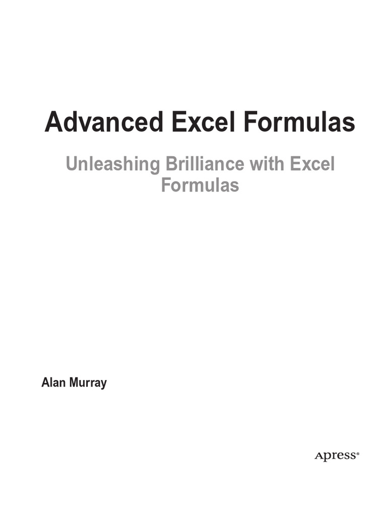 Advanced excel formulas pdf database index computing