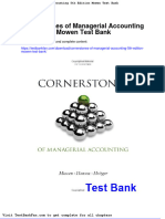 Dwnload Full Cornerstones of Managerial Accounting 5th Edition Mowen Test Bank PDF