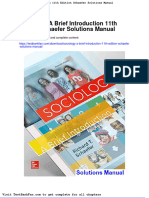 Dwnload Full Sociology A Brief Introduction 11th Edition Schaefer Solutions Manual PDF