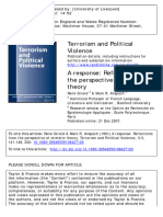 Terrorism and Political Violence: To Cite This Article: René Girard & Mark R. Anspach (1991) A Response: Reflections