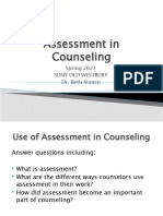 Assessment in Counseling Lecture 1