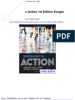 Dwnload full Sociology in Action 1st Edition Korgen Test Bank pdf