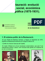 Unitat 4-La Restauració (1875-1931)