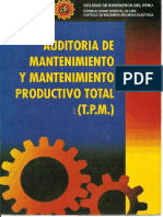 Auditoria Mantenimiento TPM Pedro Vargas Galvez 1995