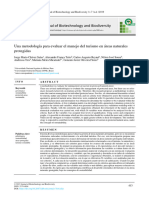 Chávez Et Al. 2019 - Una Metodología para Evaluar El Manejo Del Turismo en Áreas Naturales Protegidas