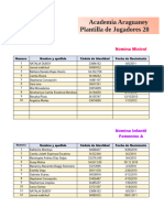 Nomina Atletas Voleibol