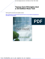 Dwnload Full Corporate Finance Core Principles and Applications 3rd Edition Ross Test Bank PDF