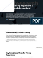 Transfer Pricing Regulations and Compliance in International Taxation