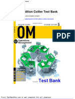 Dwnload Full Om 5 5th Edition Collier Test Bank PDF