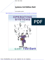 Dwnload Full Operating Systems 3rd Edition Nutt Test Bank PDF