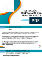 9na. Detecciòn Temprana de Una Persona Adicta I