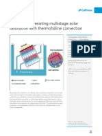 Extreme Salt-Resisting Multistage Solar Distillation With Thermohaline Convection