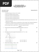 CBSE Sample Paper Class 10 Maths (Standard) 2024 Set 4 PDF Download