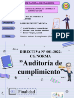 Auditoria de Cumplimiento - Planificación