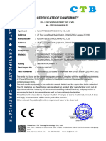 CTB230110002SX - 泛光灯 - EN 60598-2-5 - CE-LVD - 证书