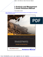 Dwnload Full Investments Analysis and Management 13th Edition Jones Solutions Manual PDF