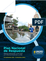 Plan Nacional de Respuesta 2022