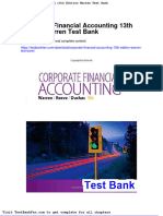 Dwnload Full Corporate Financial Accounting 13th Edition Warren Test Bank PDF