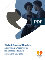 Global Scale of English Learning Objectives