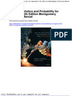 Dwnload Full Applied Statistics and Probability For Engineers 6th Edition Montgomery Solutions Manual PDF