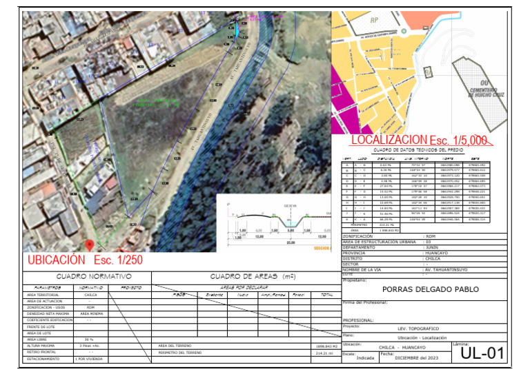Proyecto Urbanístico en Chilca, Huancayo | PDF