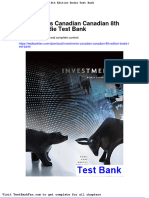 Dwnload Full Investments Canadian Canadian 8th Edition Bodie Test Bank PDF