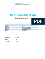 46.1 Electromagnetic Effects Cie Igcse Physics Ext Theory Ms