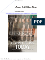Dwnload Full Corrections Today 2nd Edition Siege Test Bank PDF