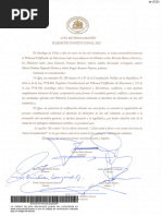 Tribunal Calificador de Elecciones, Acta de proclamación de los resultados del Plebiscito Constitucional 2023, 10 de enero 2024.