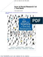 Dwnload Full Art and Science of Social Research 1st Edition Carr Test Bank PDF