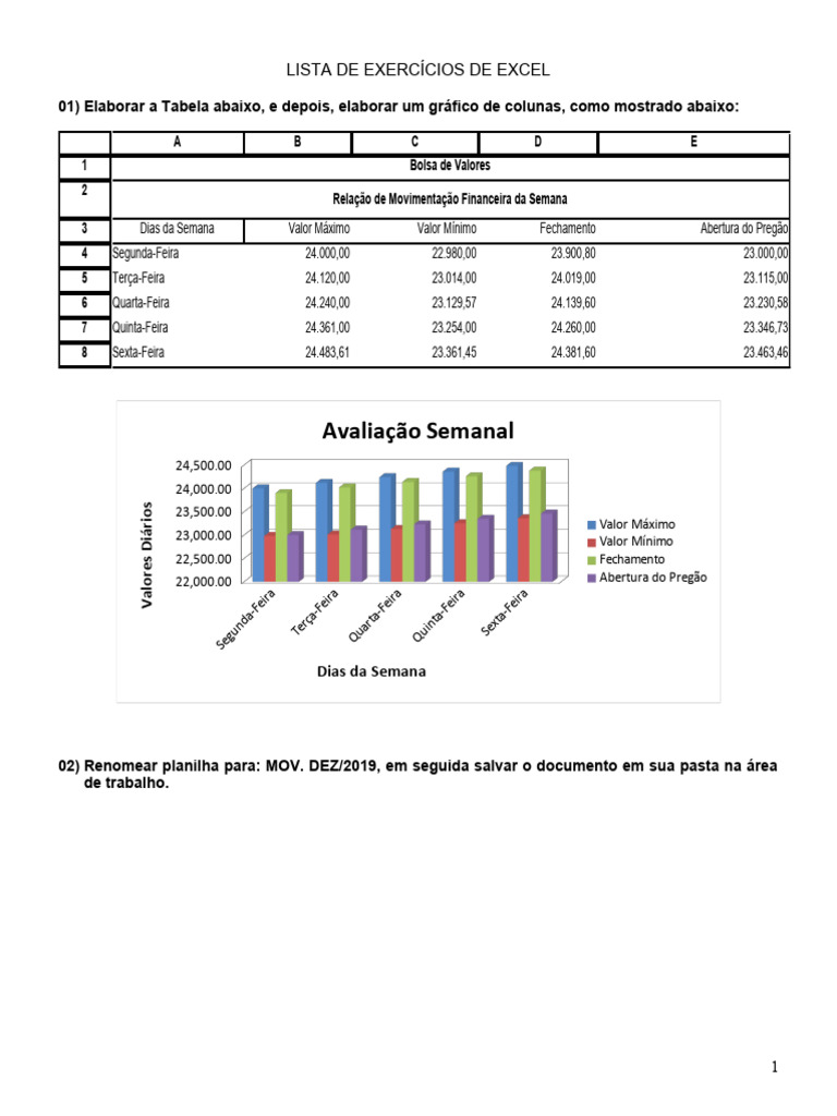 Teste Excel Pdf