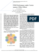 Evaluating OFDM Performance Under Carrier Frequency Offset Effects