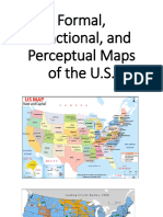 Formal Functional and Perceptual Maps of The U.S.