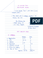 Tax Revision Plan With Hrs and Marks