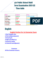 3rd STD 1st Term Portion