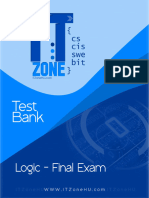 Logic Test Bank - Final-Exam