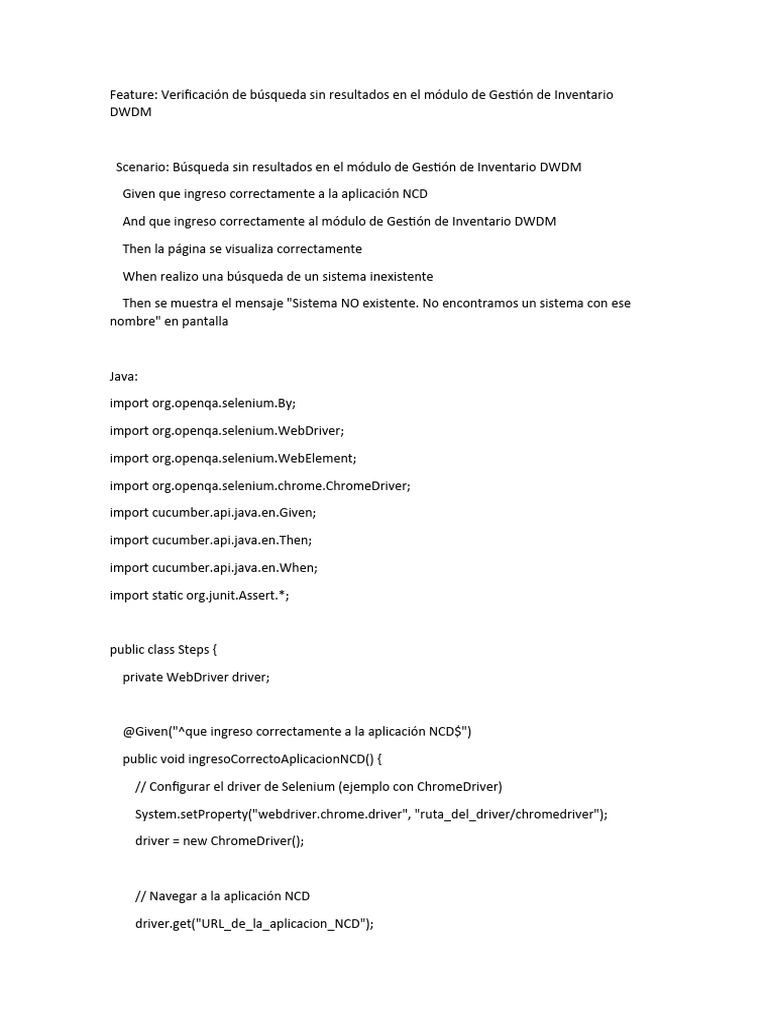Feature | PDF | Software | Ingeniería de software