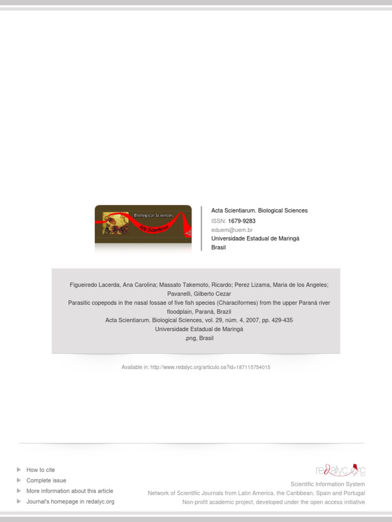 Acta scientiarum biological sciences 1679 9283 issn eduem pdf