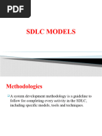 Lecture 3 - SDLC Models