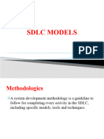 Lecture 3 - SDLC Models
