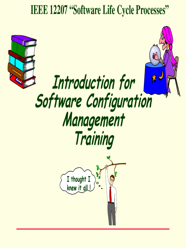 Briefing introduction to software configuration management training