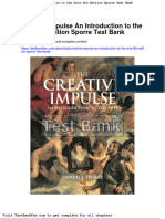 Dwnload Full Creative Impulse An Introduction To The Arts 8th Edition Sporre Test Bank PDF